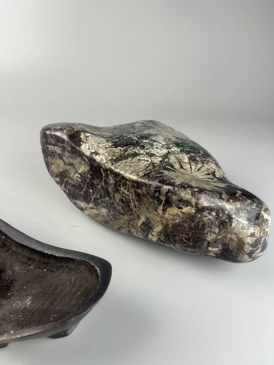 水石 飾石 石 オブジェ 自然石 鑑賞石 - アンティーク、コレクション