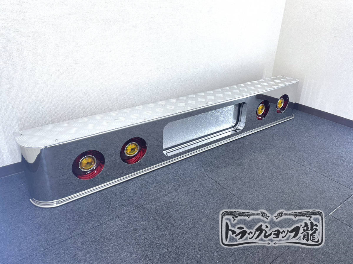  strong! stainless steel rear bumper 1900×250 tail lamp attaching tube type 4 ream lift guard attaching inside attaching and n type . ska G tail deco truck S0837D