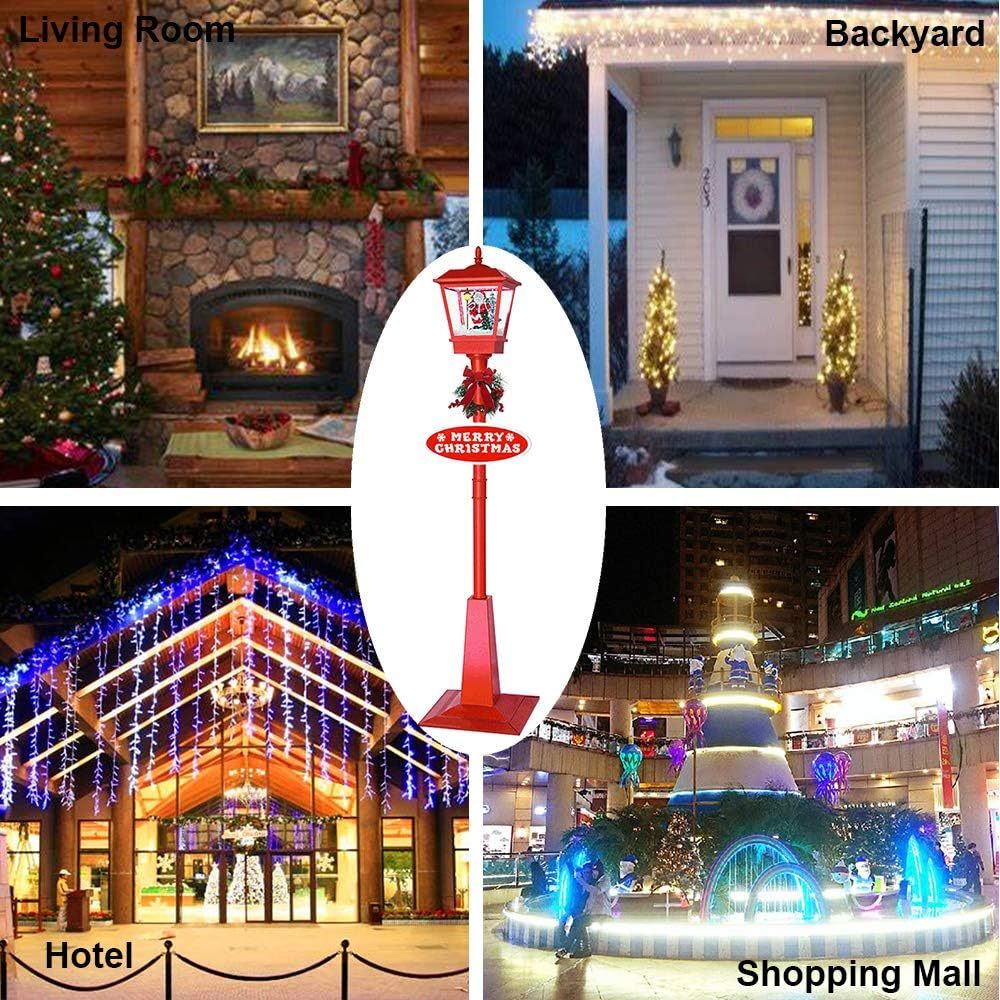 【アマゾン価格￥168,089】クリスマスランプポスト デコレーション ランプ LEDライト ショッピングモール バー パーティー レストラン_画像5