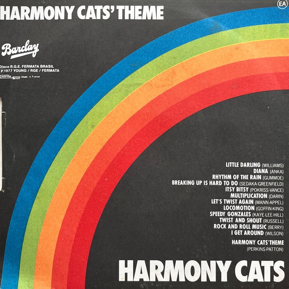 【試聴 7inch】Harmony Cats / Harmony Cats' Theme 7インチ 45 muro koco フリーソウル ドラムブレイク_画像2