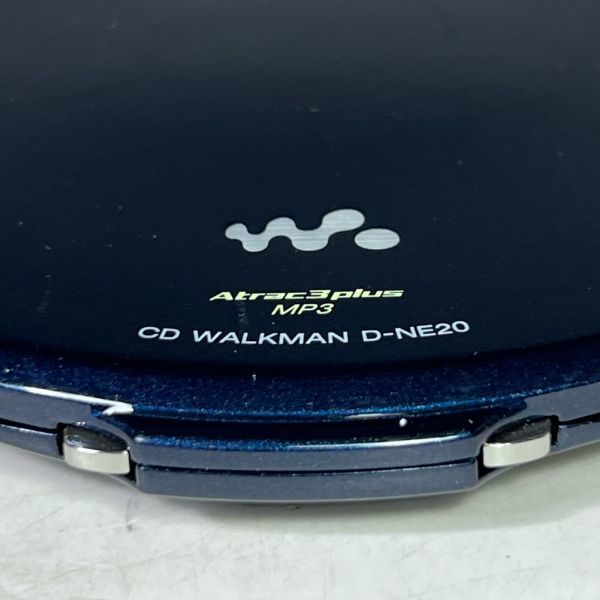 SONY ソニー WALKMAN ウォークマン D-NE20 ポータブルCDプレーヤー 現状品 通電確認済_画像6