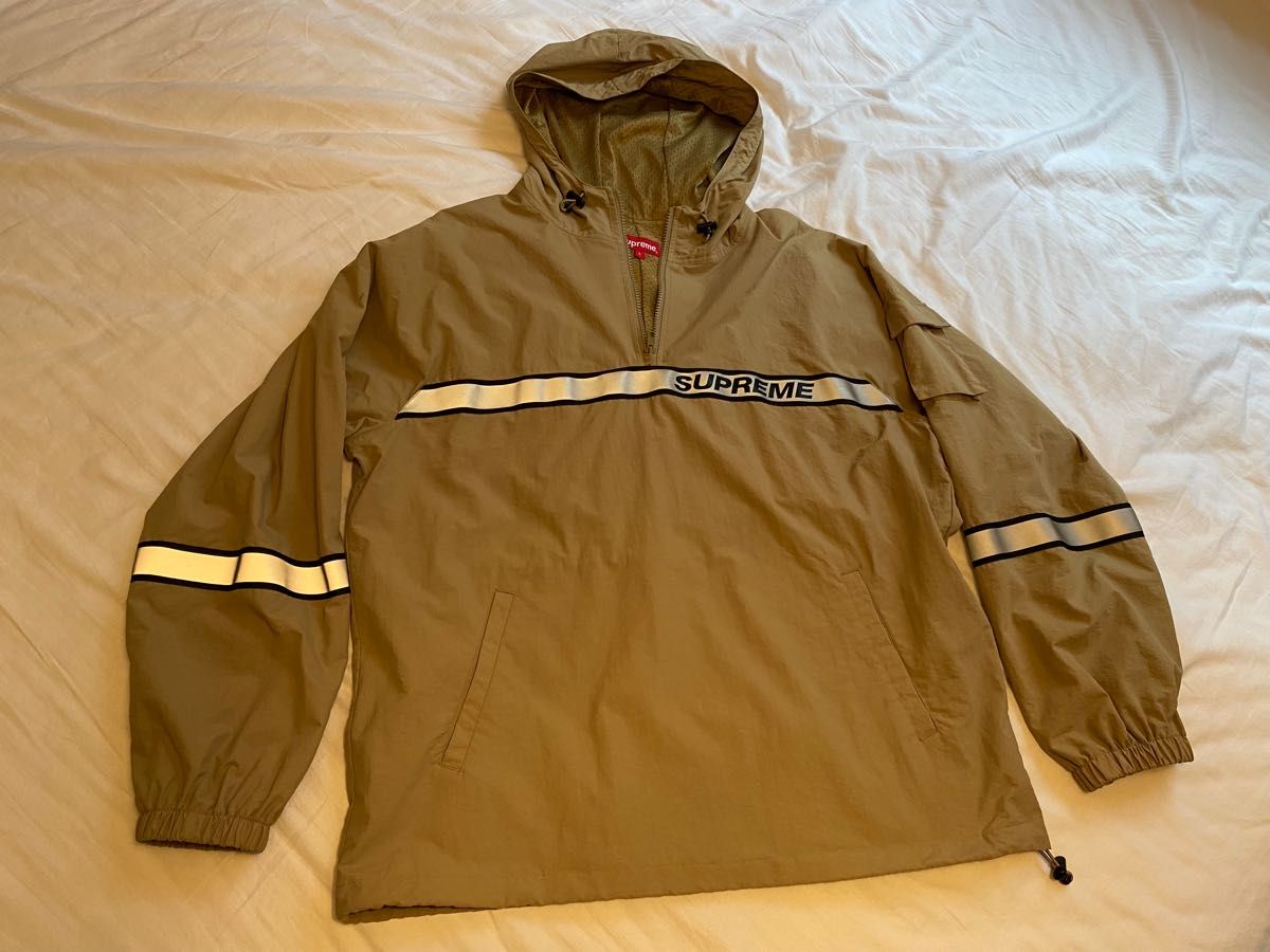 Supreme Reflective Taping Hooded 18ss