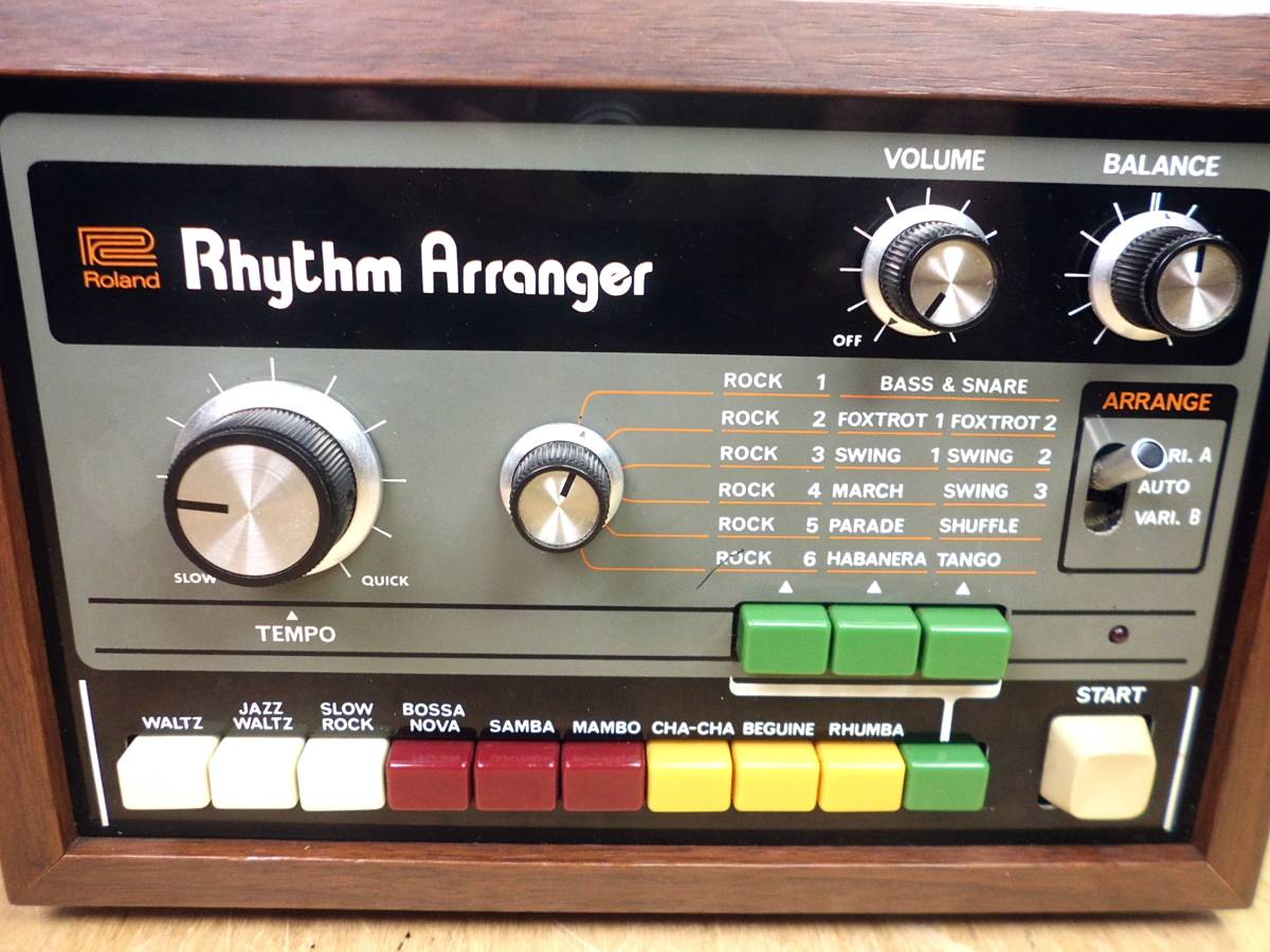 ★即決 希少 動作品 Roland Rhythm Arranger TR-66 ローランド アナログ リズムアレンジャー TR66 DTM DAW リズムマシン ★ 正常動作品 ★_画像2