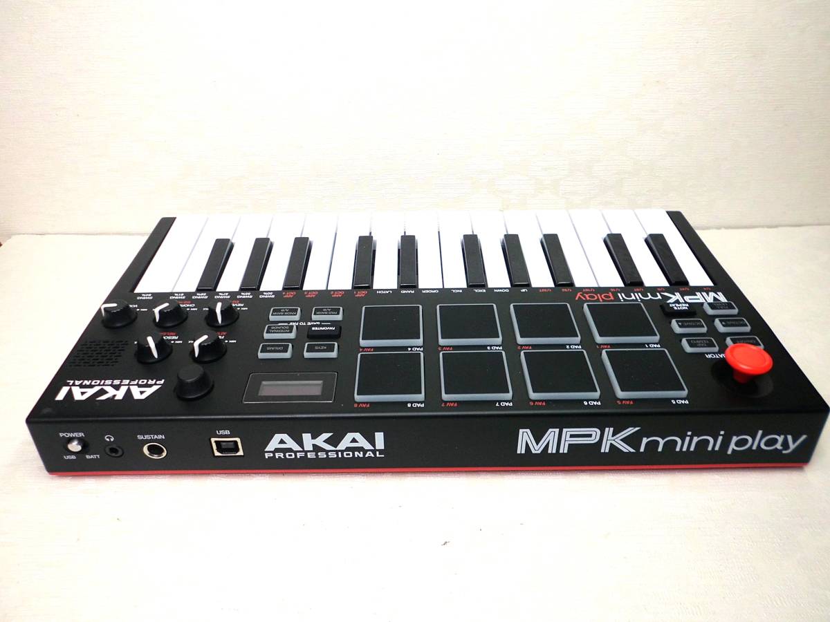 ★即決! AKAI MPK mini play MIDIキーボード アカイ Akai Professional ★ 正常動作品 ★キレイな状態です_画像6