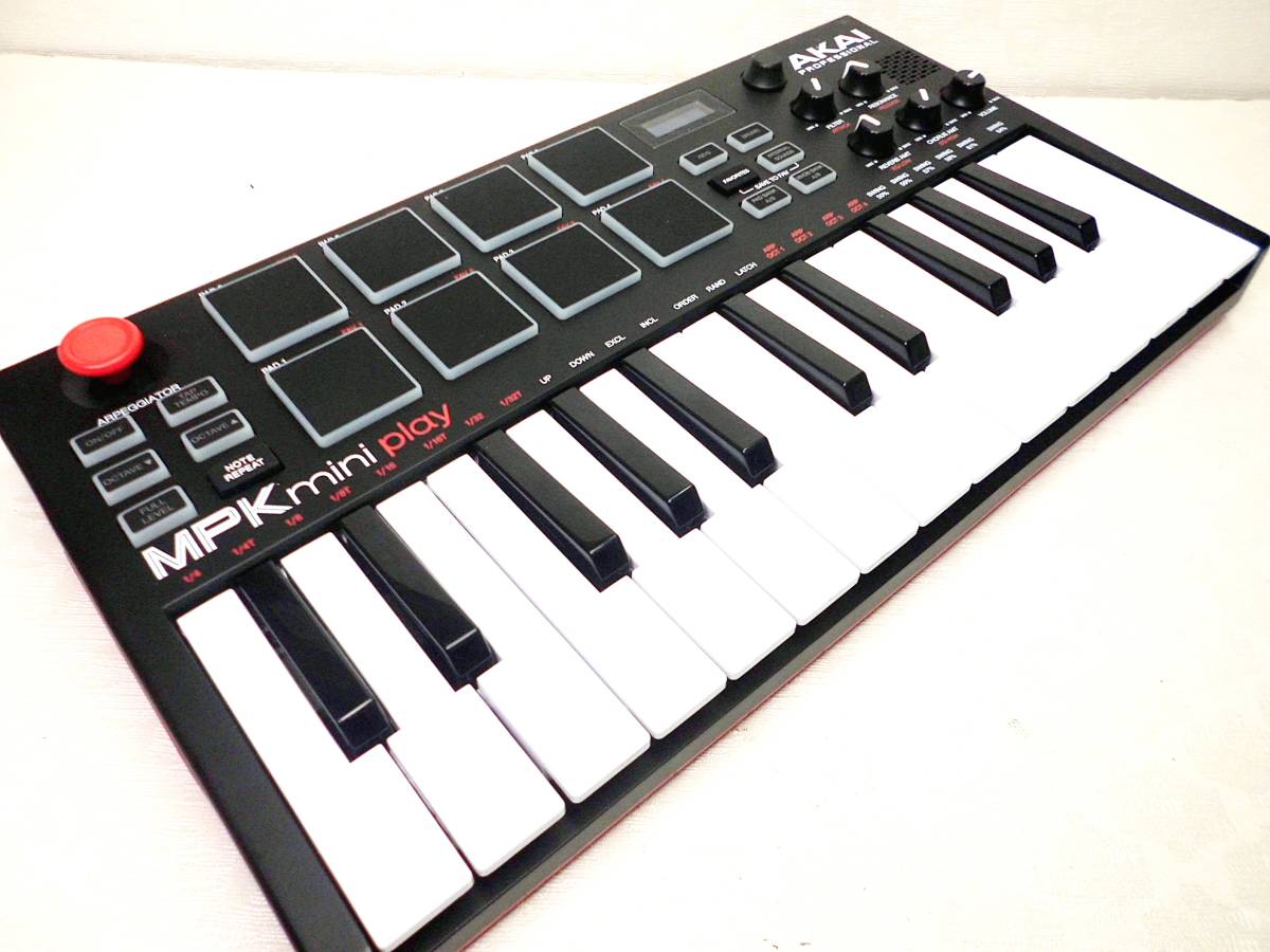 ★即決! AKAI MPK mini play MIDIキーボード アカイ Akai Professional ★ 正常動作品 ★キレイな状態です_画像3