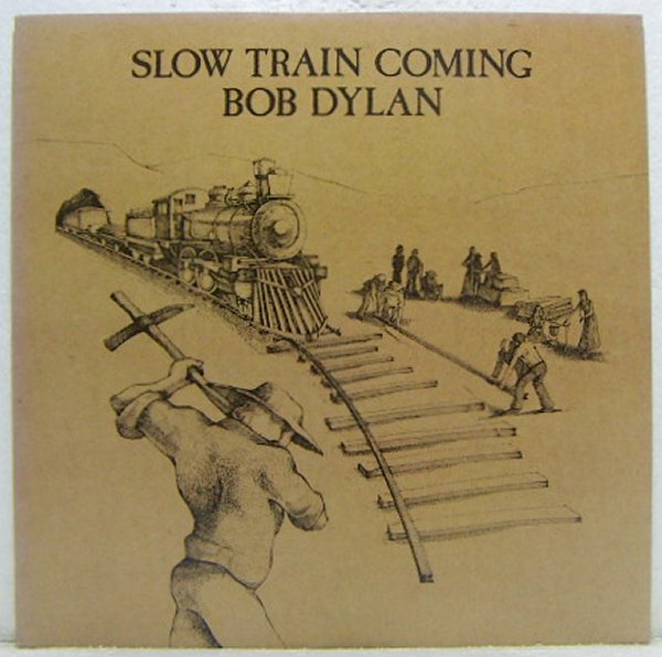 LP,ボブディラン BOB DYLAN スロートレインカミング ライナー欠落の画像1