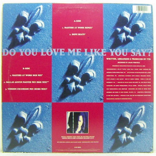 12”Single.TRENCE TRENT D'ARBY'S　DO YOU LOVE ME LIKE YOU SAY?　輸入盤_画像2