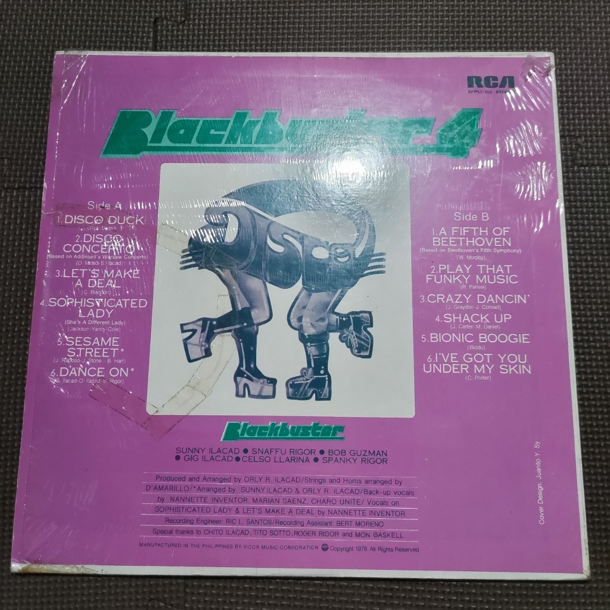 フィリピン盤1LP Blackbuster / Blackbuster 4 XFPL1-010 シュリンク残_画像2