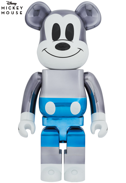 BE@RBRICK fragmentdesign MICKEY MOUSE BLUE Ver.1000