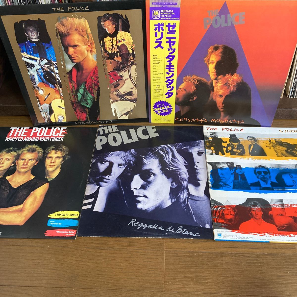 THE POLICE LPレコード まとめて 5枚セット synchronicity / synchronicity2 / regatta de blanc / zenyatta mondatta 他_画像1