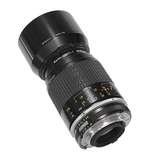 Nikon・Ai-s Micro-Nikkor 105mm F2.8 マクロレンズ・HS-14フード付・中古美品_画像5