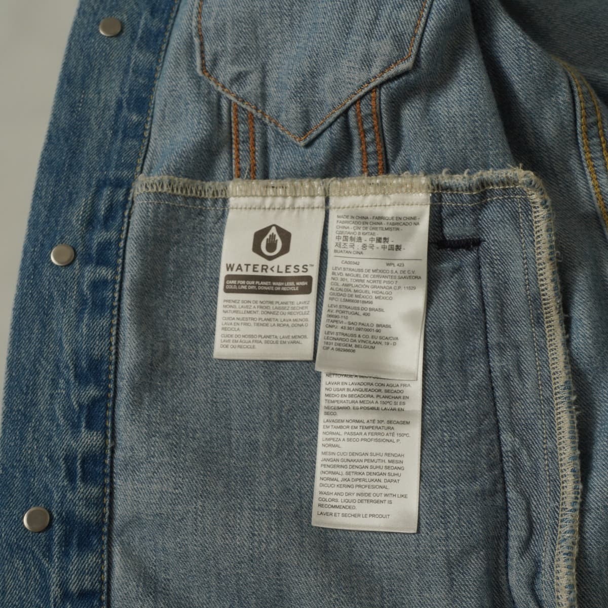 Levis リーバイス KILLEBREW Trucker JACKET デニム トラッカージャケット Ｇジャン ジージャン 長袖 S_画像5