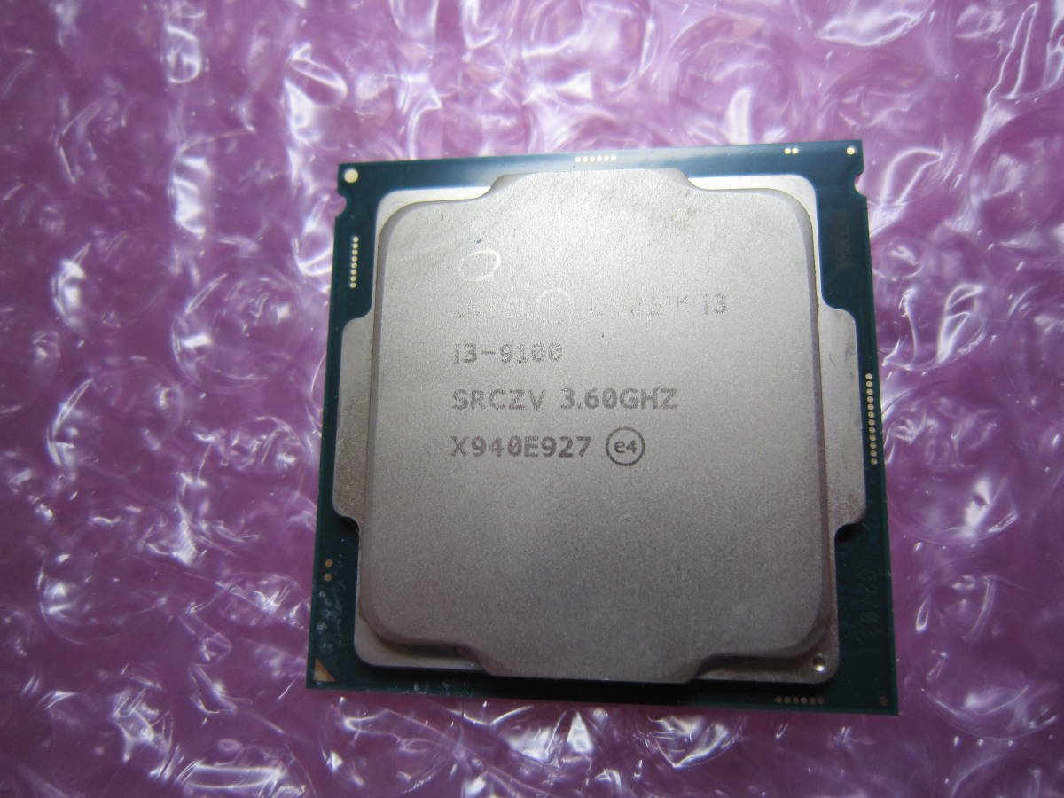 衝撃特価 7007☆CPU Intel CPU Corei3-9100 3.60GHZ SRCZV 動作品 Core