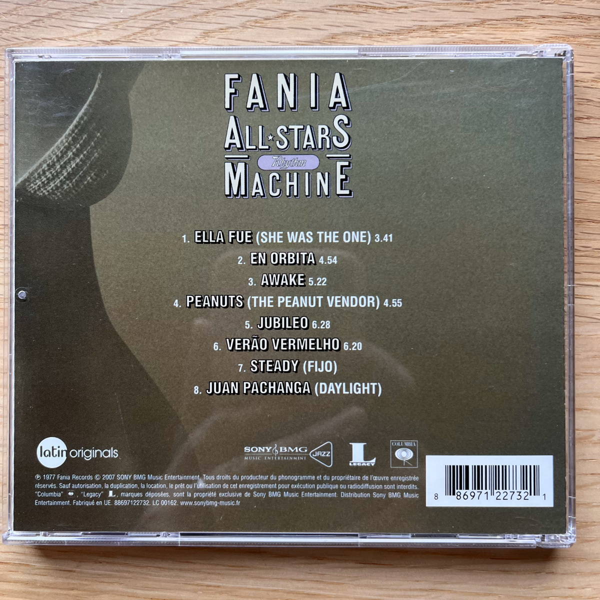 ラテンジャズ Fania All Stars / Rhythm Machine 2007年盤 Columbia / 88697122732_画像2