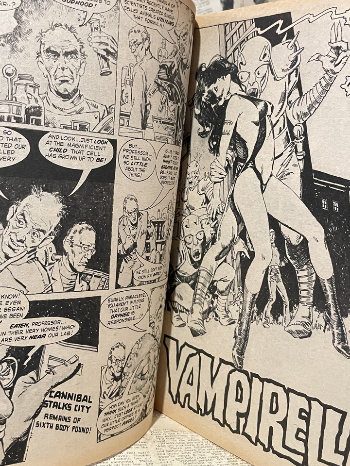 *1970 годы / Van pirela/ ужасы комикс журнал / van pirela/ быстрое решение Vintage USA/ Monstar /Vampirella(1978/#68) BK-172