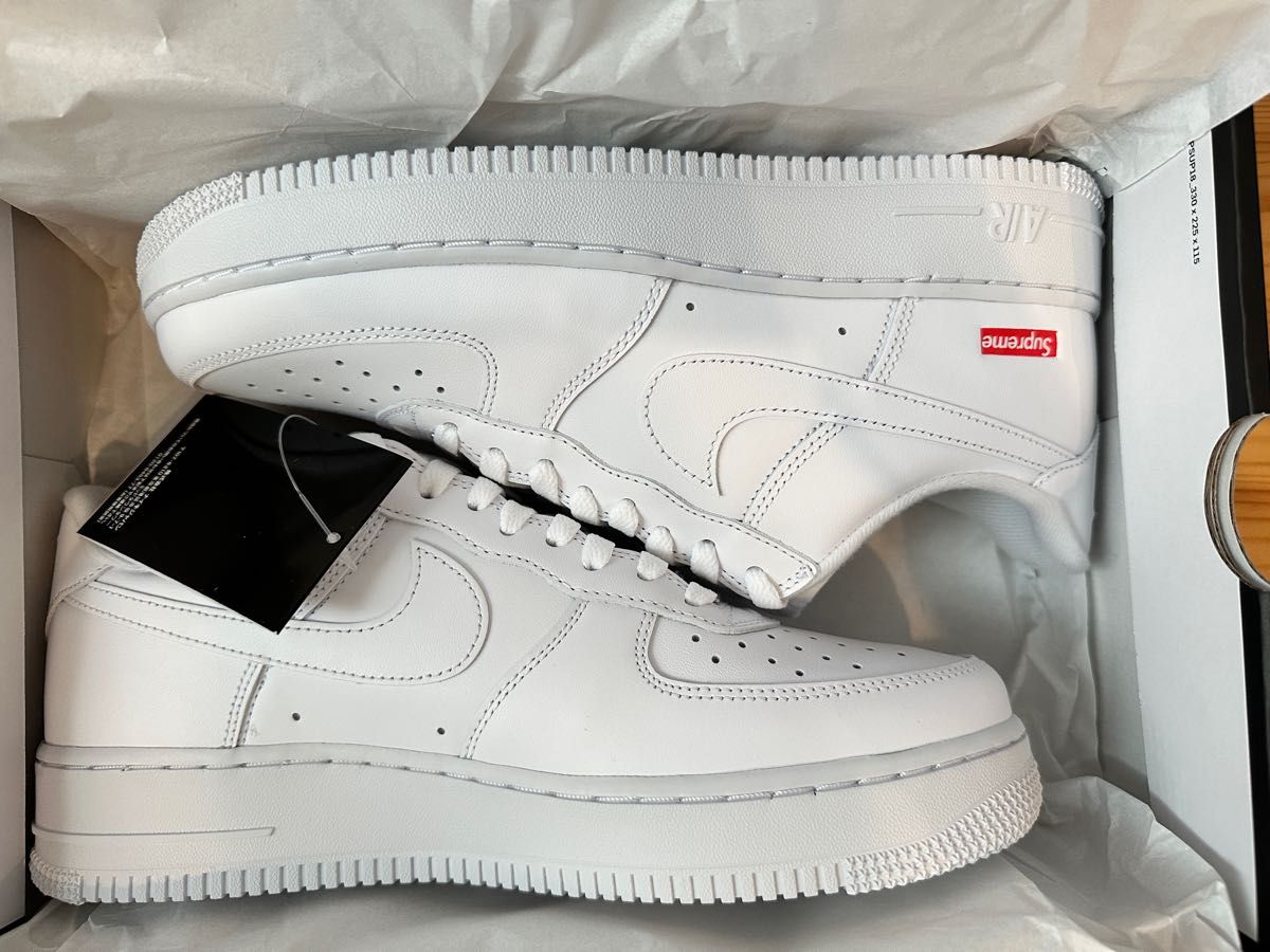 Supreme NIKE AF1 LOW 白 AIR FORCE 1 US9 27.0cm シュプリーム ナイキエアフォース1 