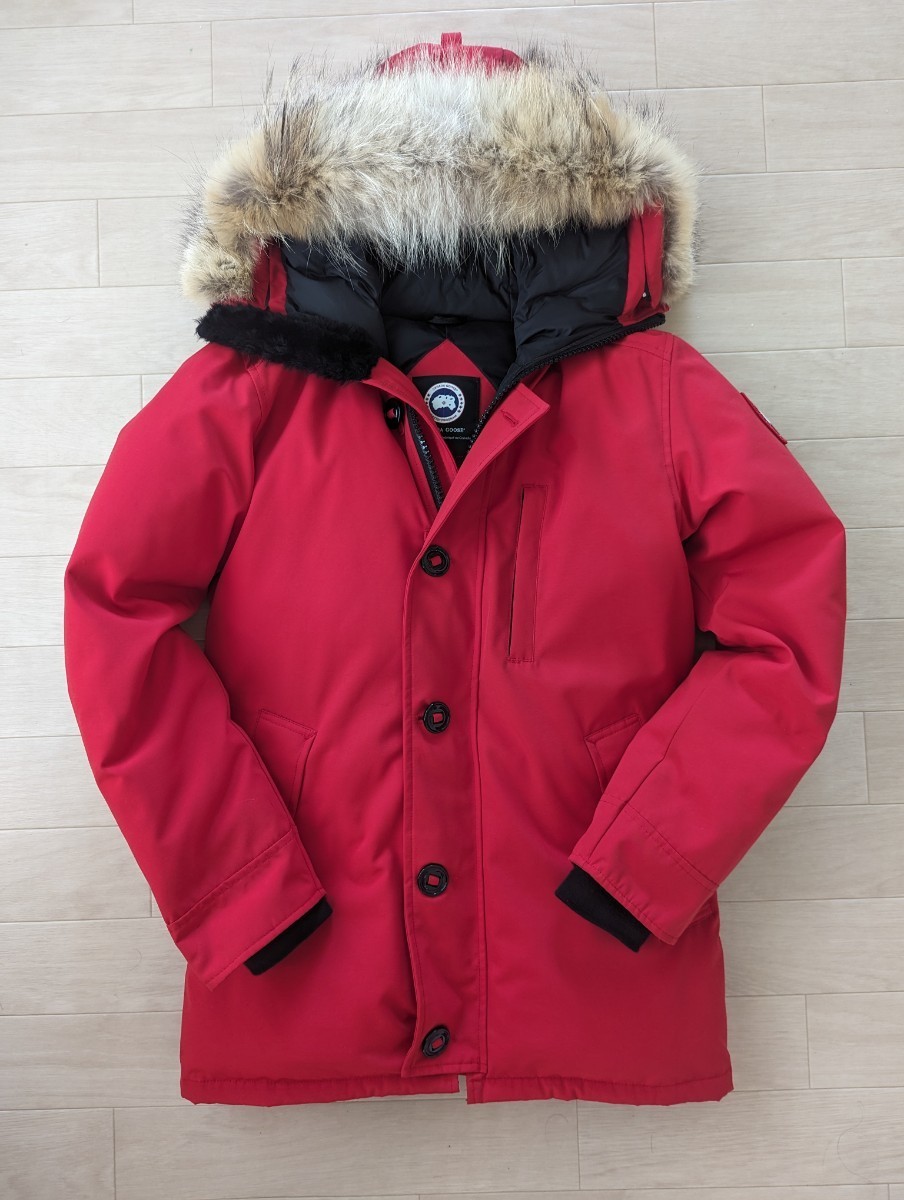 CANADA GOOSE カナダグース ダウンジャケット ジャスパー 人気の赤　レッド　Sサイズ　早い者勝ち！_画像1