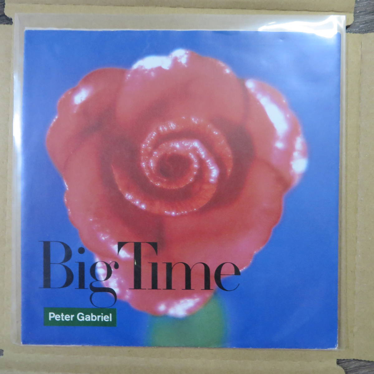 シングルレコード　Peter Gabriel　ピーター・ガブリエル　Bigtime　CDではありません_画像1