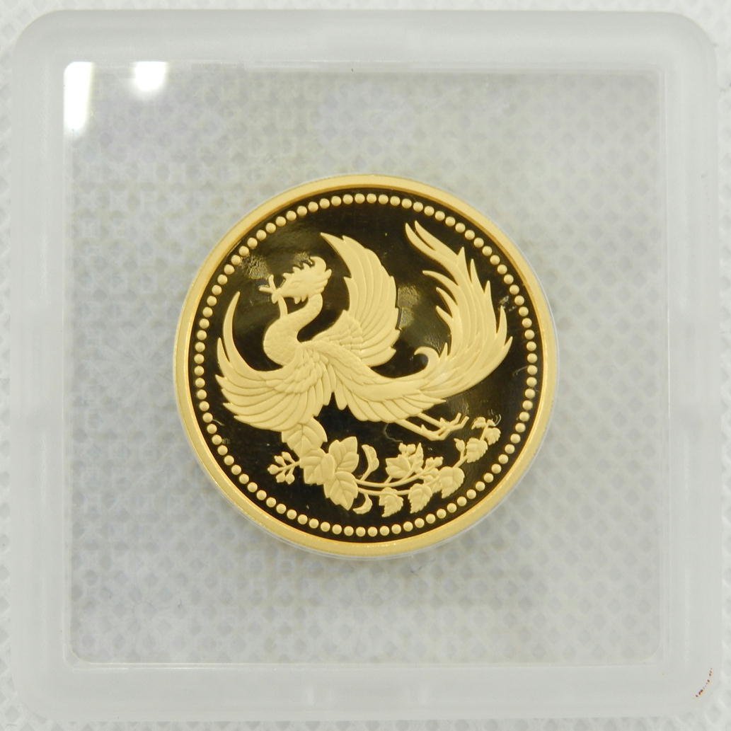 1円【未使用】 天皇陛下御在位10年 記念 1万円 金貨 平成11年/85-