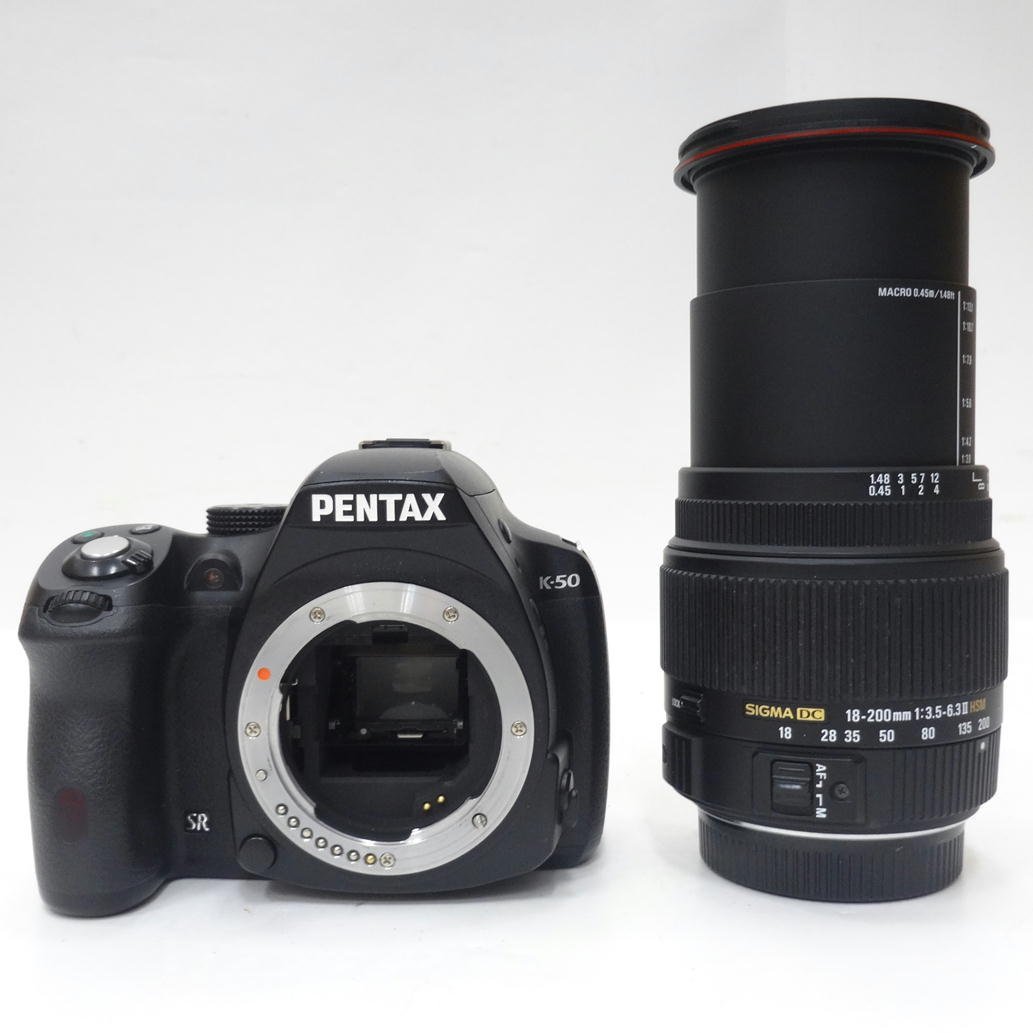 1円【ジャンク】PENTAX ペンタックス/デジタル一眼/レンズ付属/K-50/42