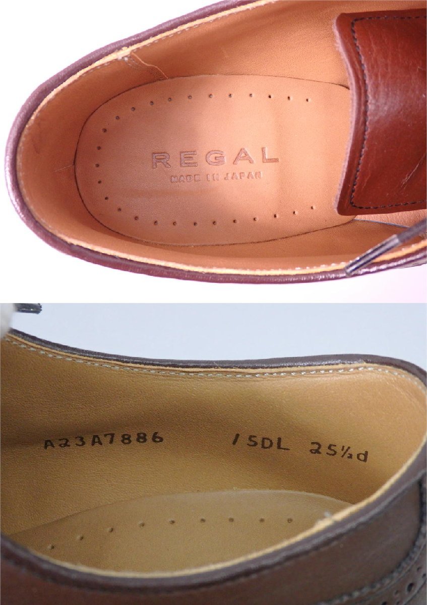 【良品】REGAL リーガル/ビジネスシューズ 25.5cm 革靴/76_画像4