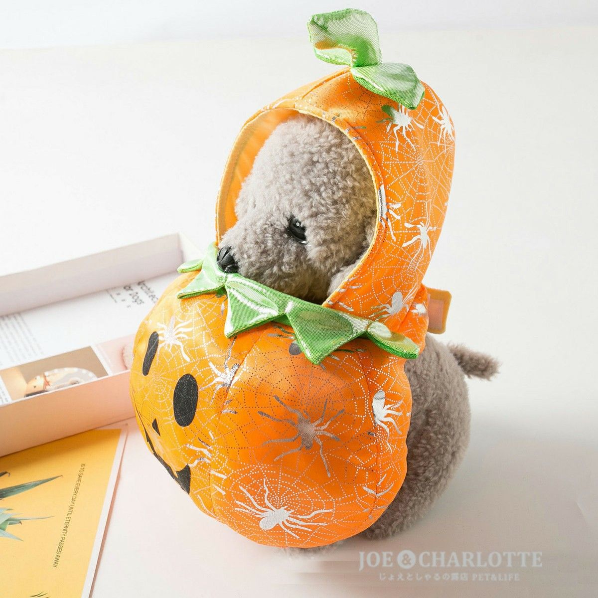 【L】ペット ハロウィン 犬 猫服 かぼちゃ仮装 犬 ドッグウェア コスプレ