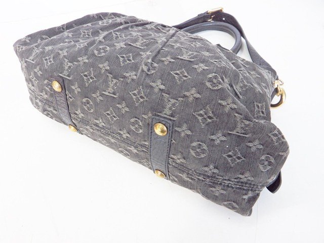 ヴィトン LOUIS VUITTON モノグラム・デニム ネオカビィＭＭ ノワール M95351■ショルダーバッグ_画像4