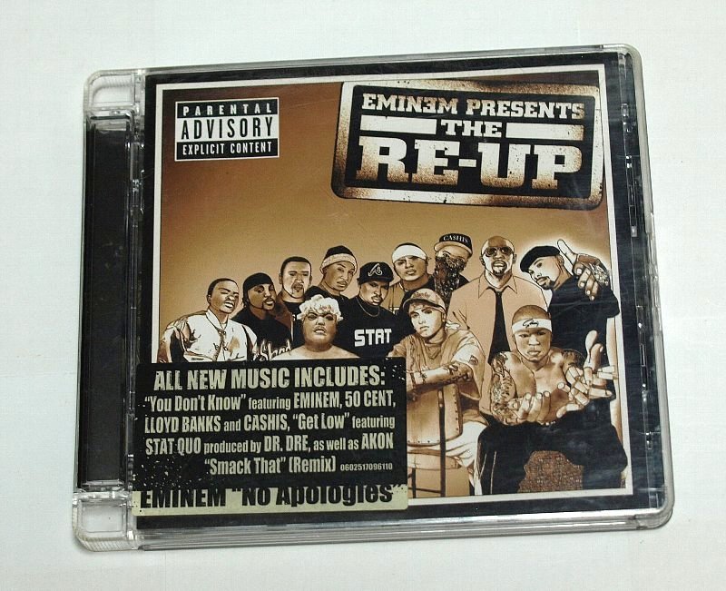 Eminem presents THE RE-UP エミネム CD Obie Trice,50 Cent,Lloyd Banks,Akon,Nate Dogg,Ca$his,Stat Quo,Bobby Creekwater,Kuniva_画像1