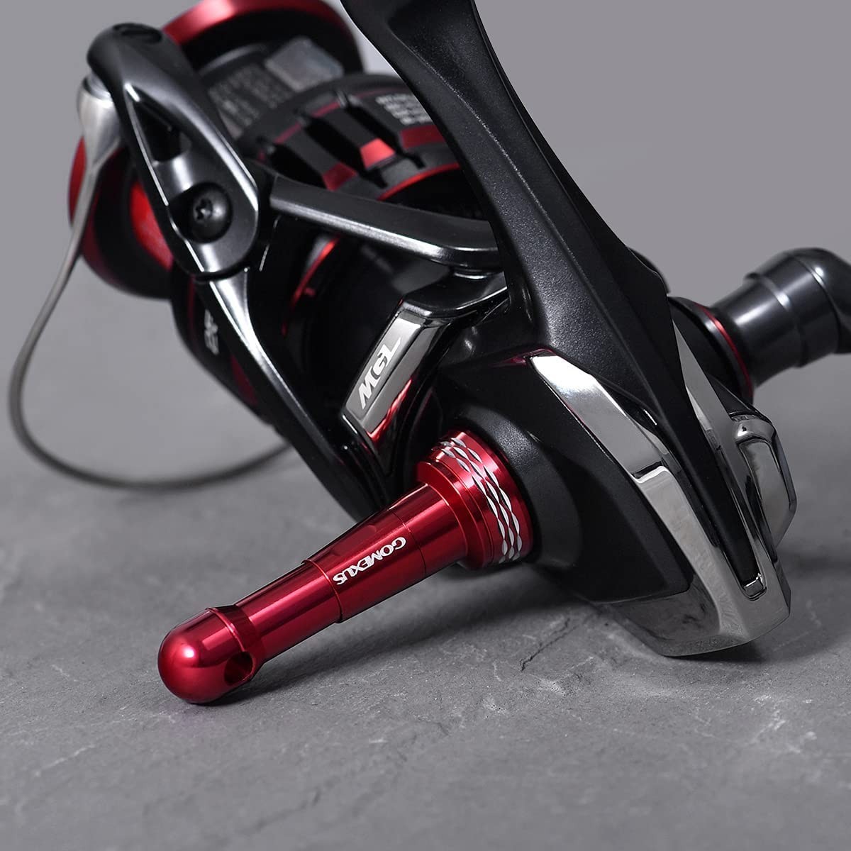 GOMEXUS ゴメクサス リールスタンド R6RD レッド シマノ ダイワ 用 ボディキーパー Shimano Daiwa 48mm 折り畳み可能の画像2