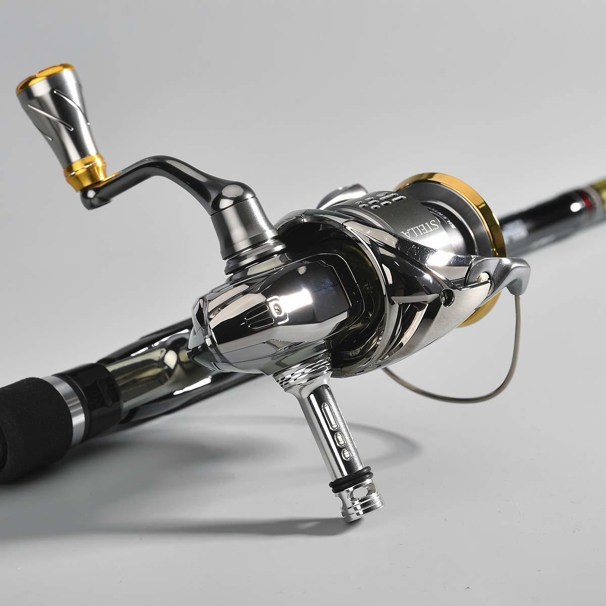 GOMEXUS ゴメクサス リールスタンド R4SR シルバー シマノ ダイワ 用 ボディキーパー Shimano Daiwa 48mm ケミホタル収納可能_画像4