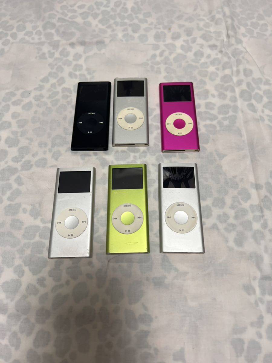 iPod 6台セットA1199 4GB 5台　8GB1台まとめて売りiPod nano _画像1