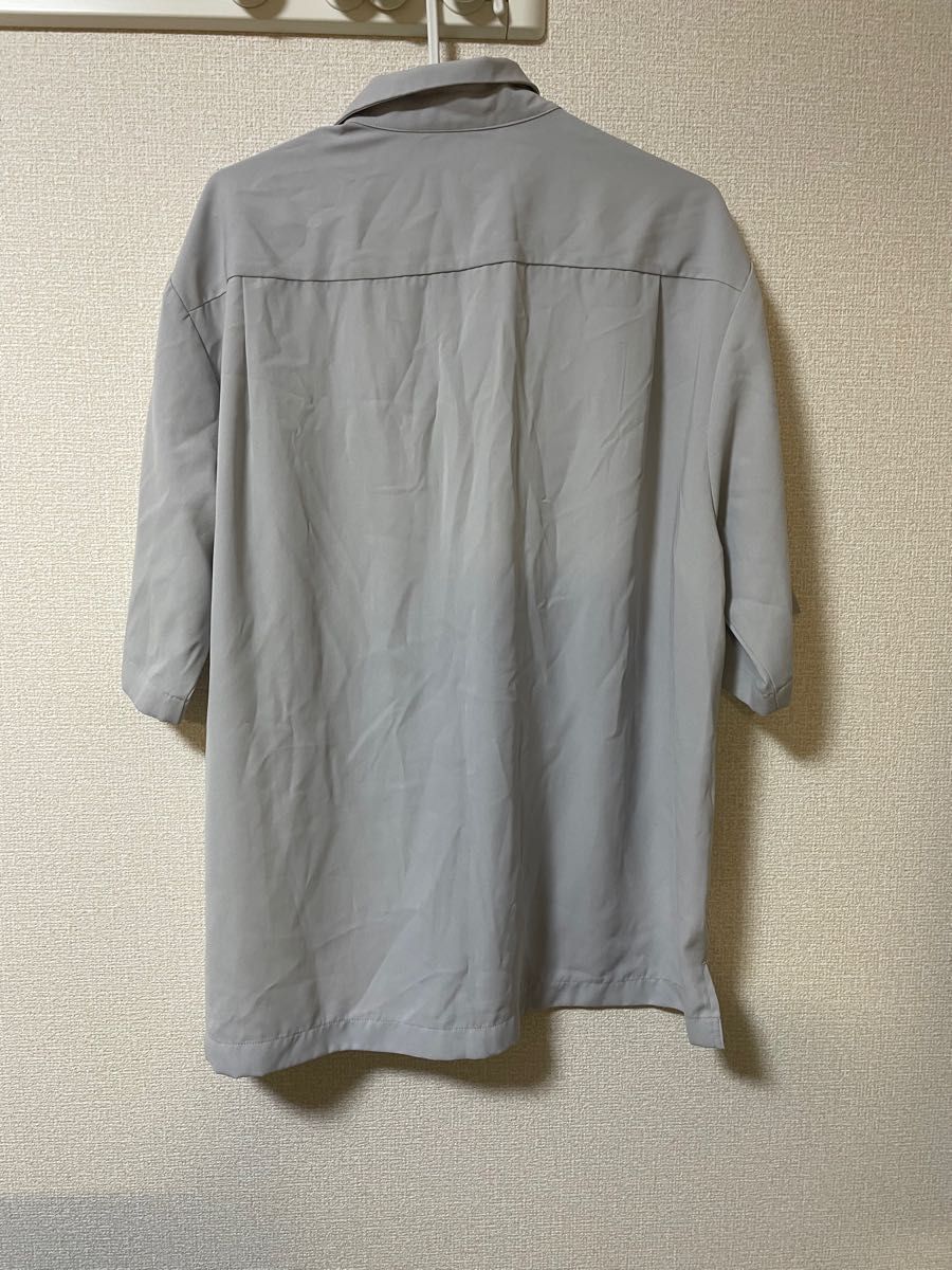 GU オープンカラーシャツ　ビックシルエット　半袖　Mサイズ