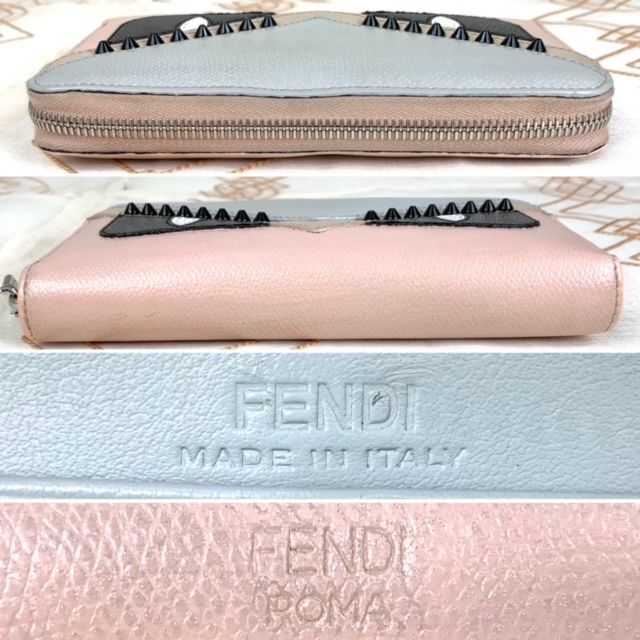 ☆良品☆ FENDI フェンディ 長財布 小銭入れ カードケース バグス