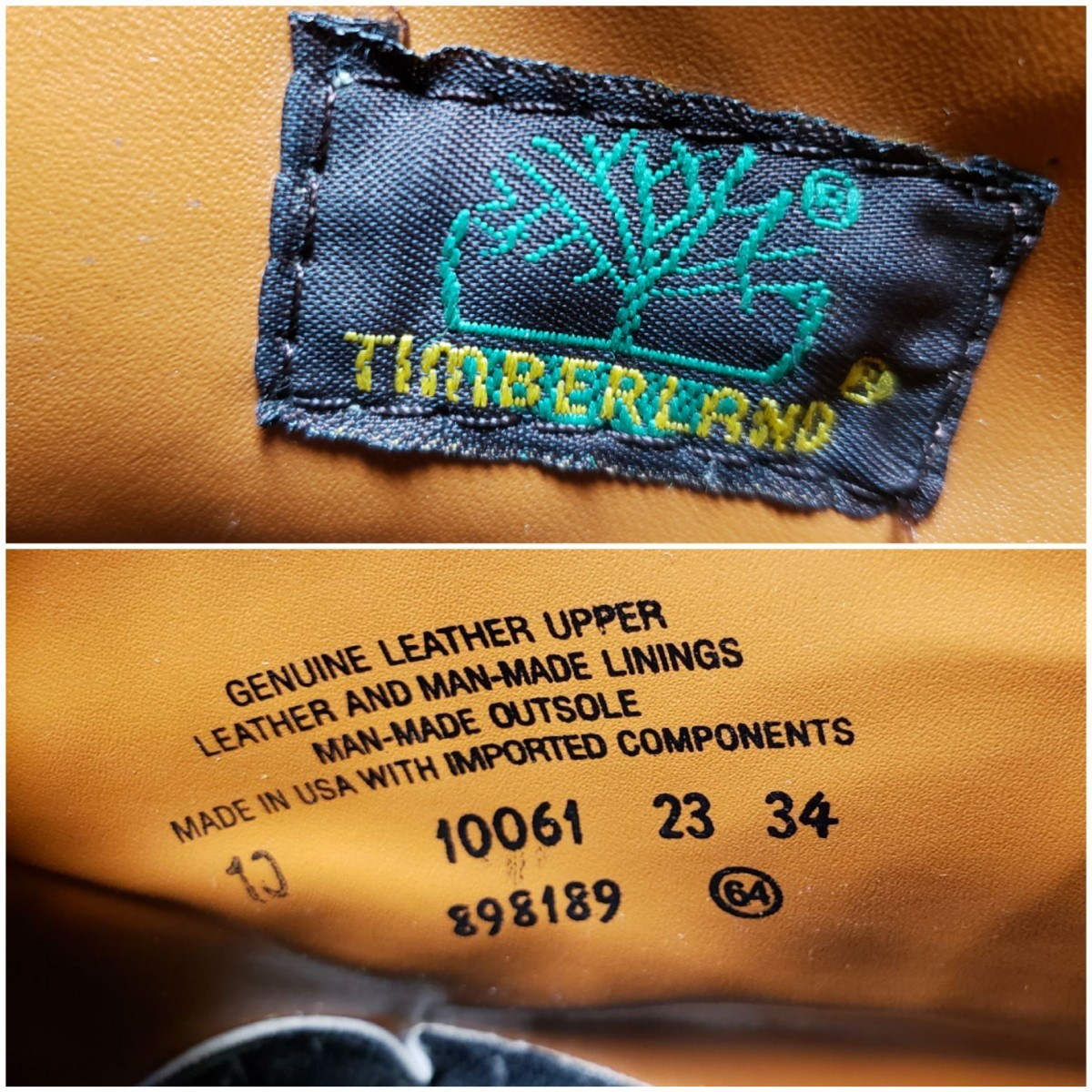 Timberland ティンバーランド 6インチプレミアムブーツ MADE IN USA USサイズ10 当時物 アメカジ B-BOY _画像6