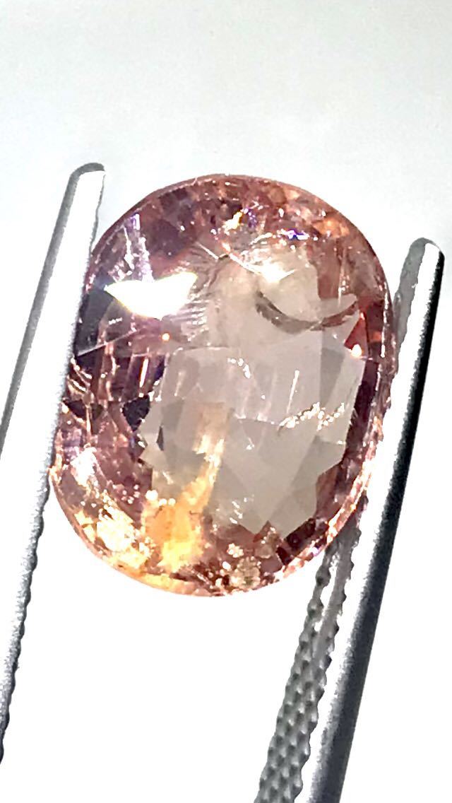 パパラチアカラースピネル3.56ct スリランカ産　新品ルース　オッカンピティヤ採鉱2023_画像2