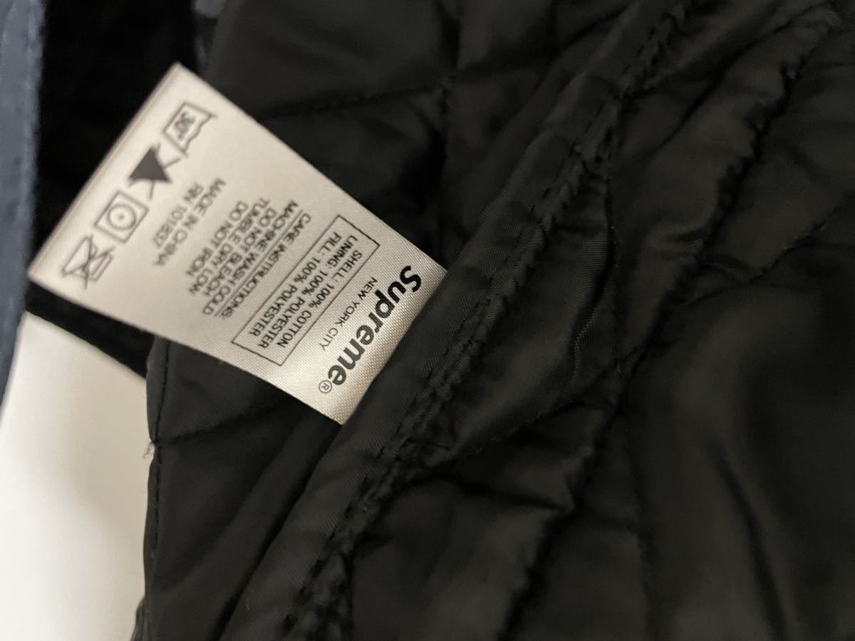 SUPREME シュプリーム 20AW Chains Quilted Jacket チェーン キルティングジャケット ブラック Size L【中古】 _画像4