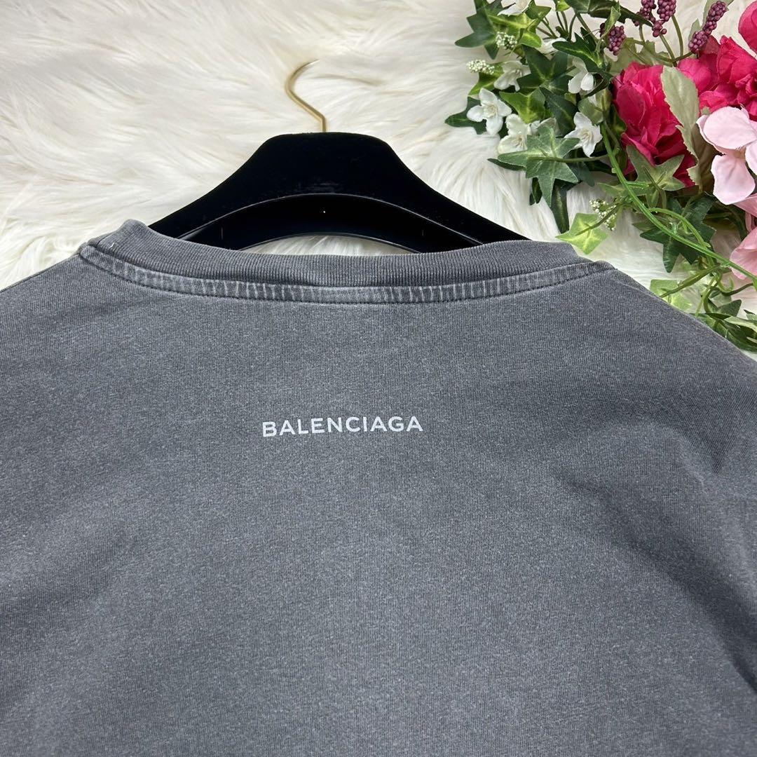 バレンシアガ 半袖 Tシャツ カットソー メンズ 紳士 ヴィンテージ