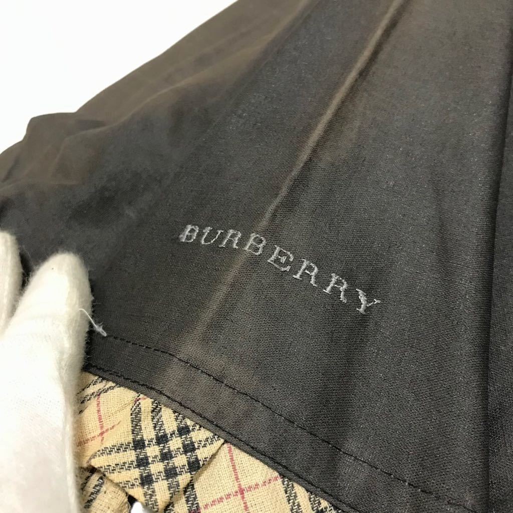 【バーバリー】本物 BURBERRY 傘 チェック柄 スライドショート 全長61cm 晴雨兼用 雨傘 アンブレラ 雨具 日傘 メンズ レディース_画像9