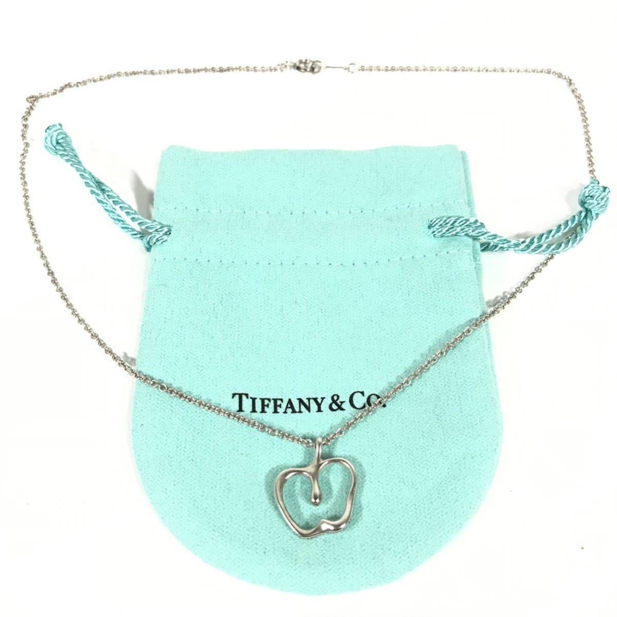 再入荷】 アップル ネックレス TIFFANY&Co. 美品【ティファニー】本物