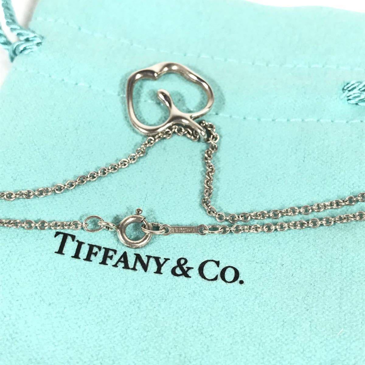 再入荷】 アップル ネックレス TIFFANY&Co. 美品【ティファニー】本物