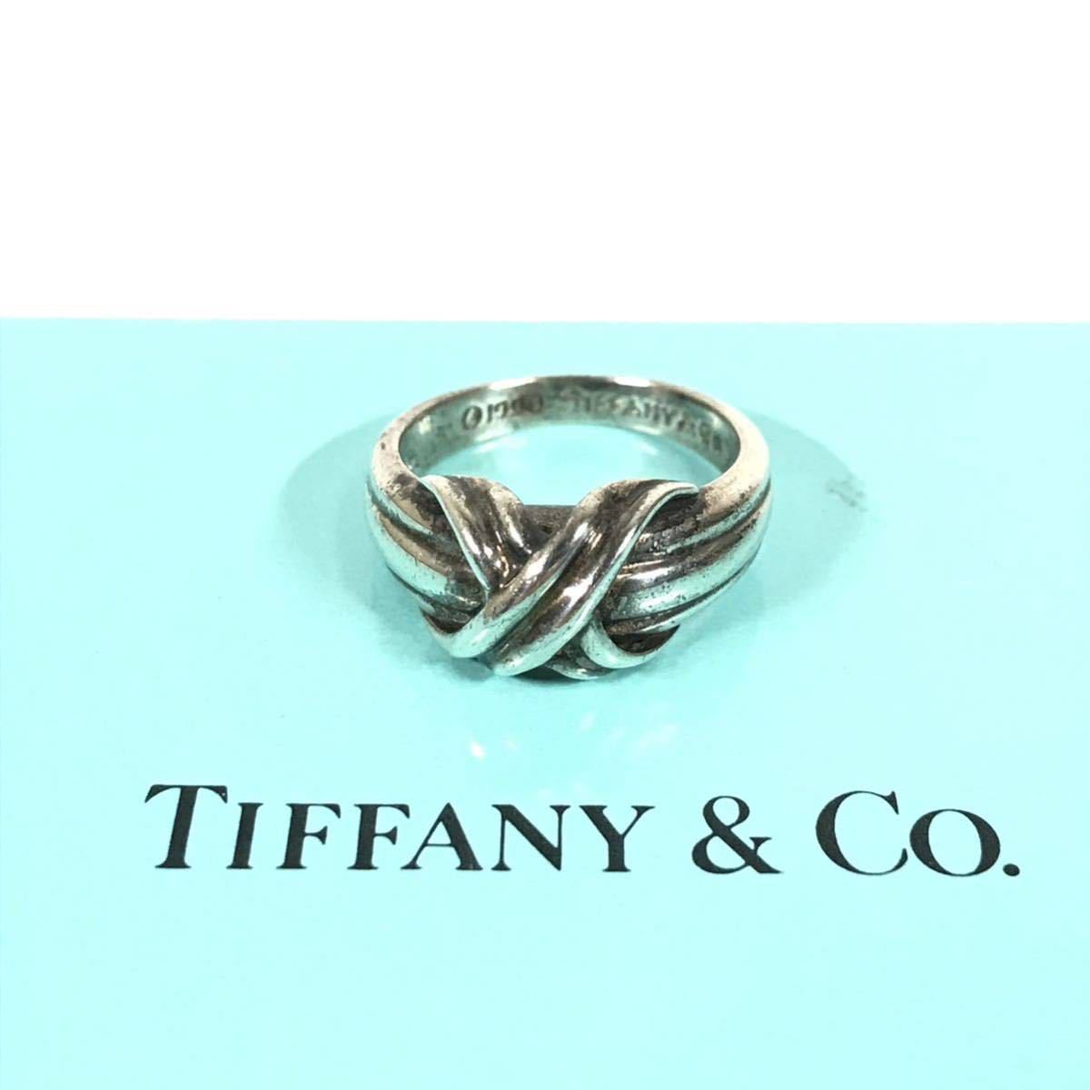 好きに シグネチャー 指輪 TIFFANY&Co. 【ティファニー】本物 シルバー