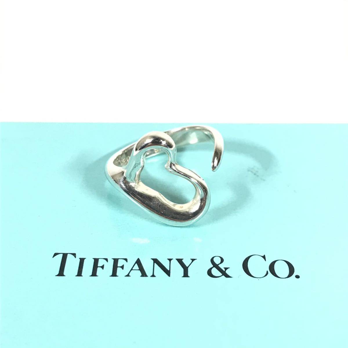 超人気新品 オープンハート 指輪 TIFFANY&Co. 美品【ティファニー