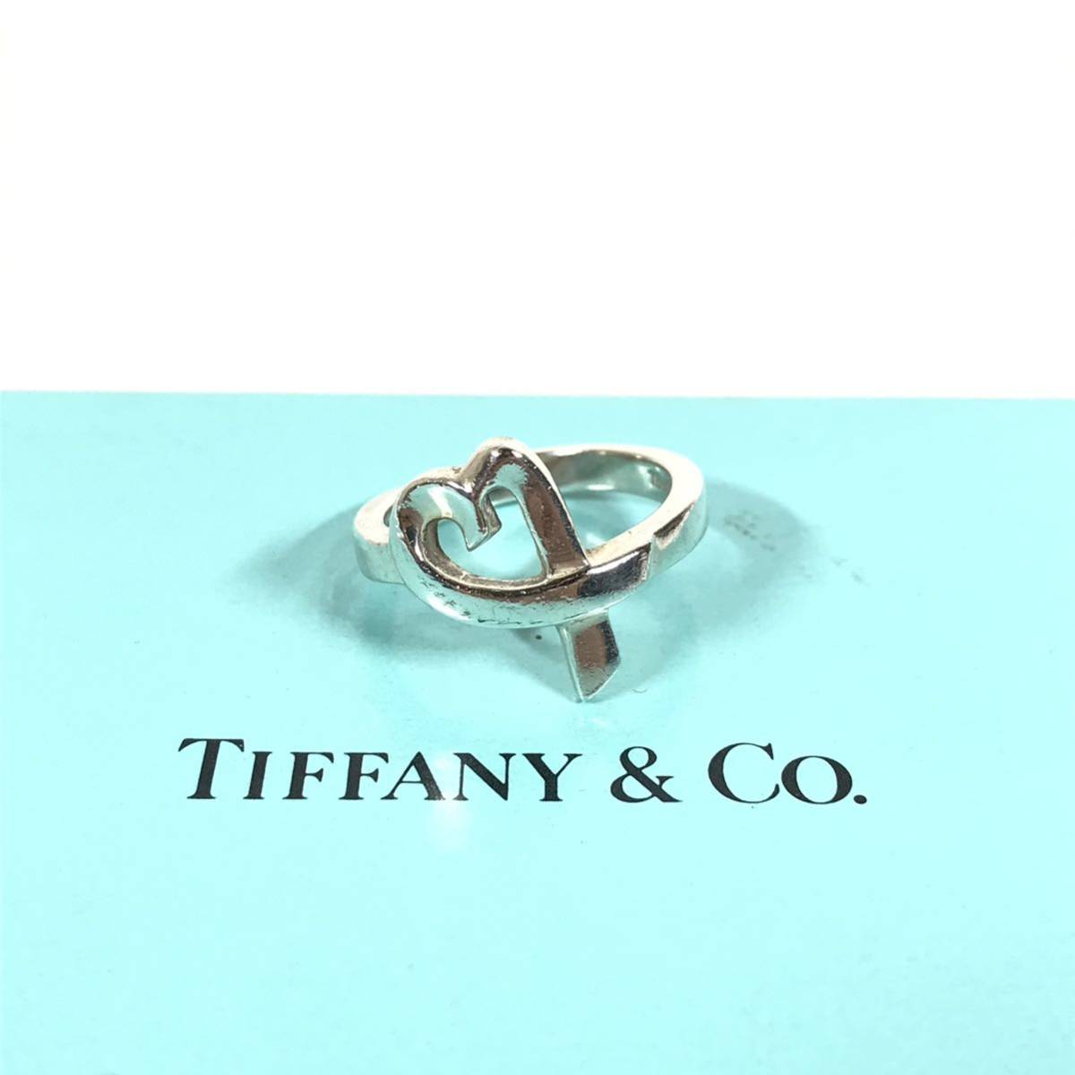 【ティファニー】本物 TIFFANY&Co. 指輪 ラヴィングハート シルバー925 サイズ10.5号 リング 女性用 レディース アクセサリー 送料370円