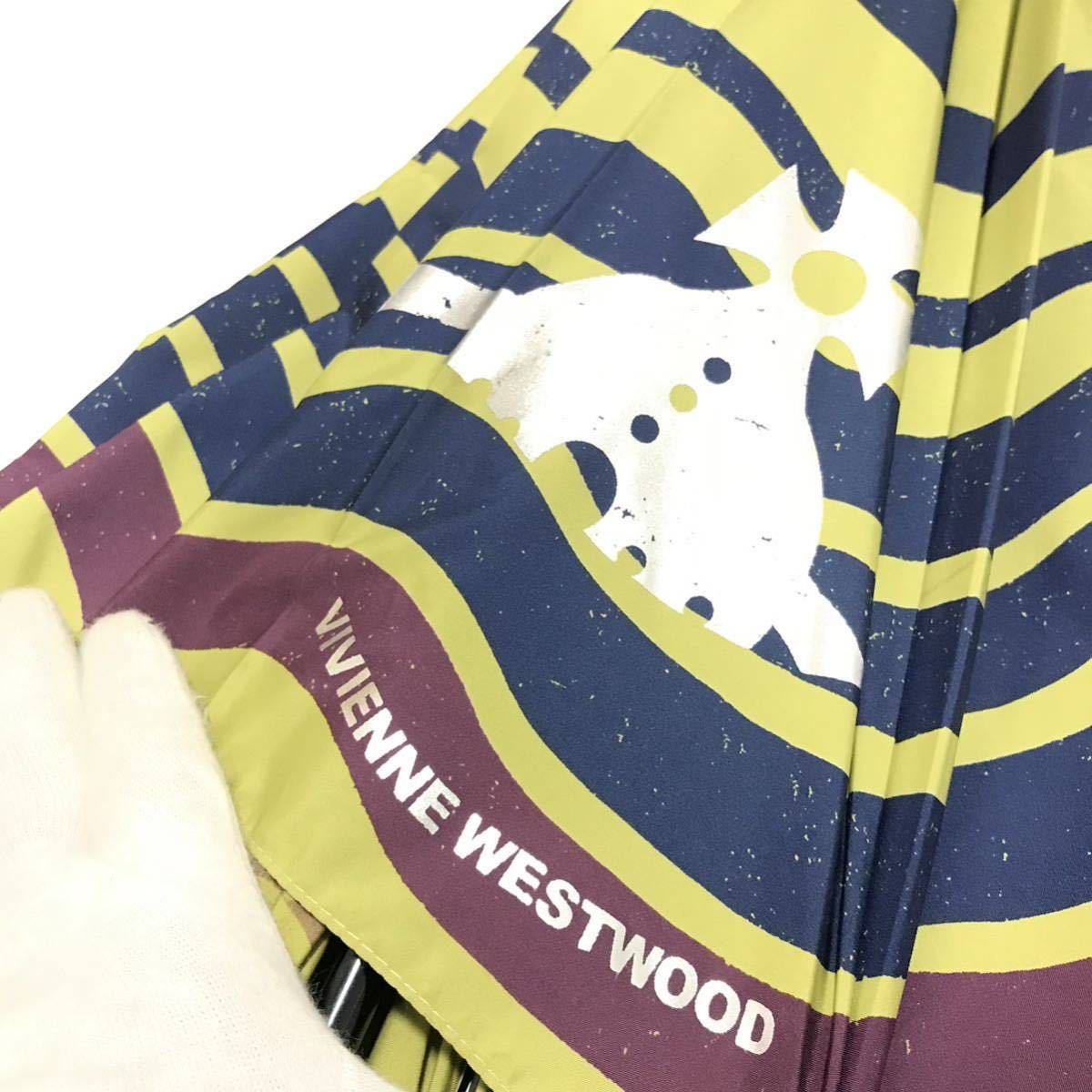 【ヴィヴィアンウエストウッド】本物 Vivienne Westwood 傘 オーブ 全長91cm 雨傘 アンブレラ 雨傘 長傘 メンズ レディース_画像9