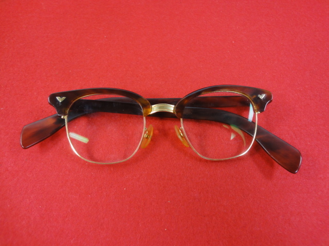 【高級素材】本物 べっ甲 眼鏡 本鼈甲 金具 18金 K18 刻印有り メガネ めがね 最高級品