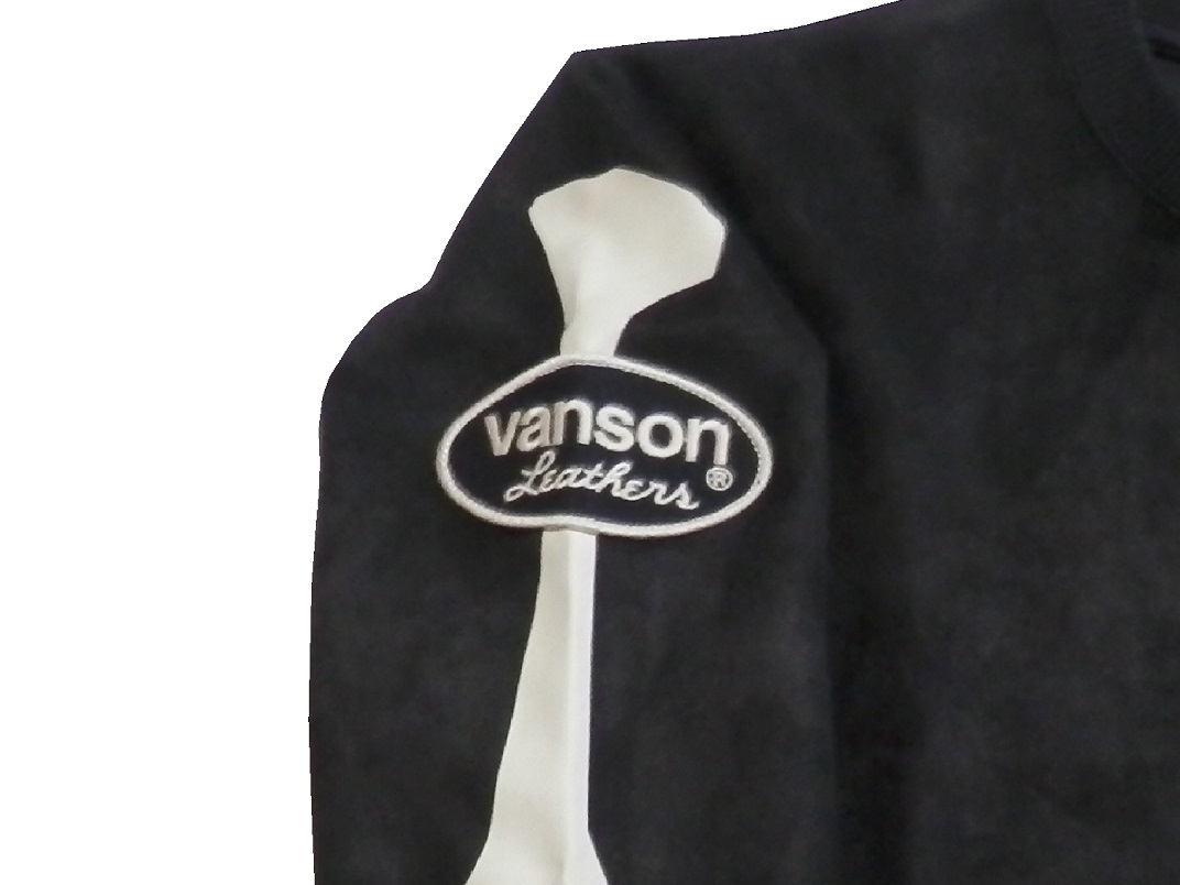 バンソン／vanson／Mサイズ／長袖Ｔシャツ／NVLTー2320／ブラック／新品／送料無料／バイカー／ロンT／起毛プレーティング／ボーン／スカル