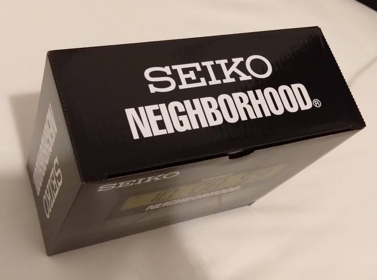 大注目 . SEIKO X NH NEIGHBORHOOD 即決 新品 MINI LED CLOCK セイコー