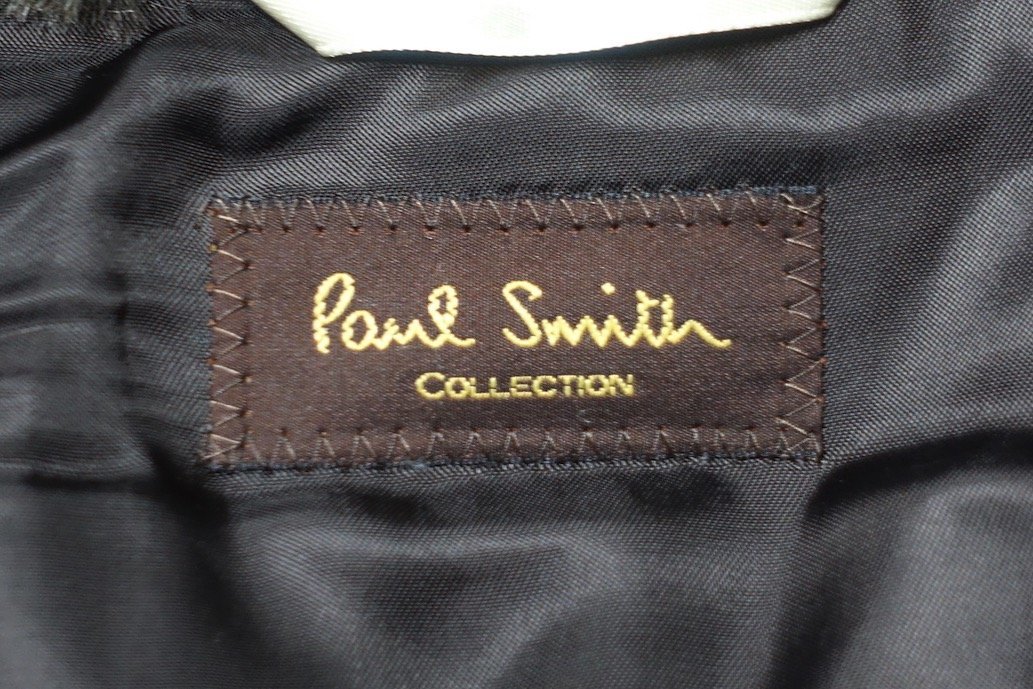 17AW 定価12.1万 超美品 Paul Smith COLLECTION ポールスミスコレクション ミリタリー ダウンブルゾン ウール メンズ XL ジャケット コート_画像3