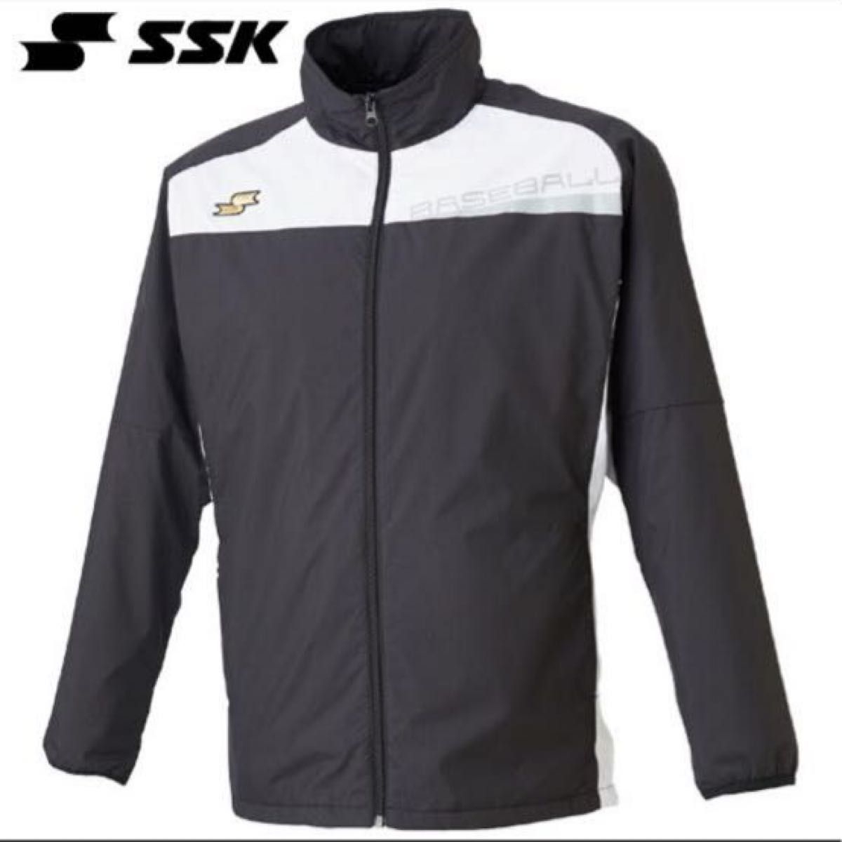 SSK エスエスケー  フルＺＩＰ 長袖裏トリコット起毛プレジャン ＢＷＰＥ１８１０９Ｊ 野球 グランドコート ネイビー 140