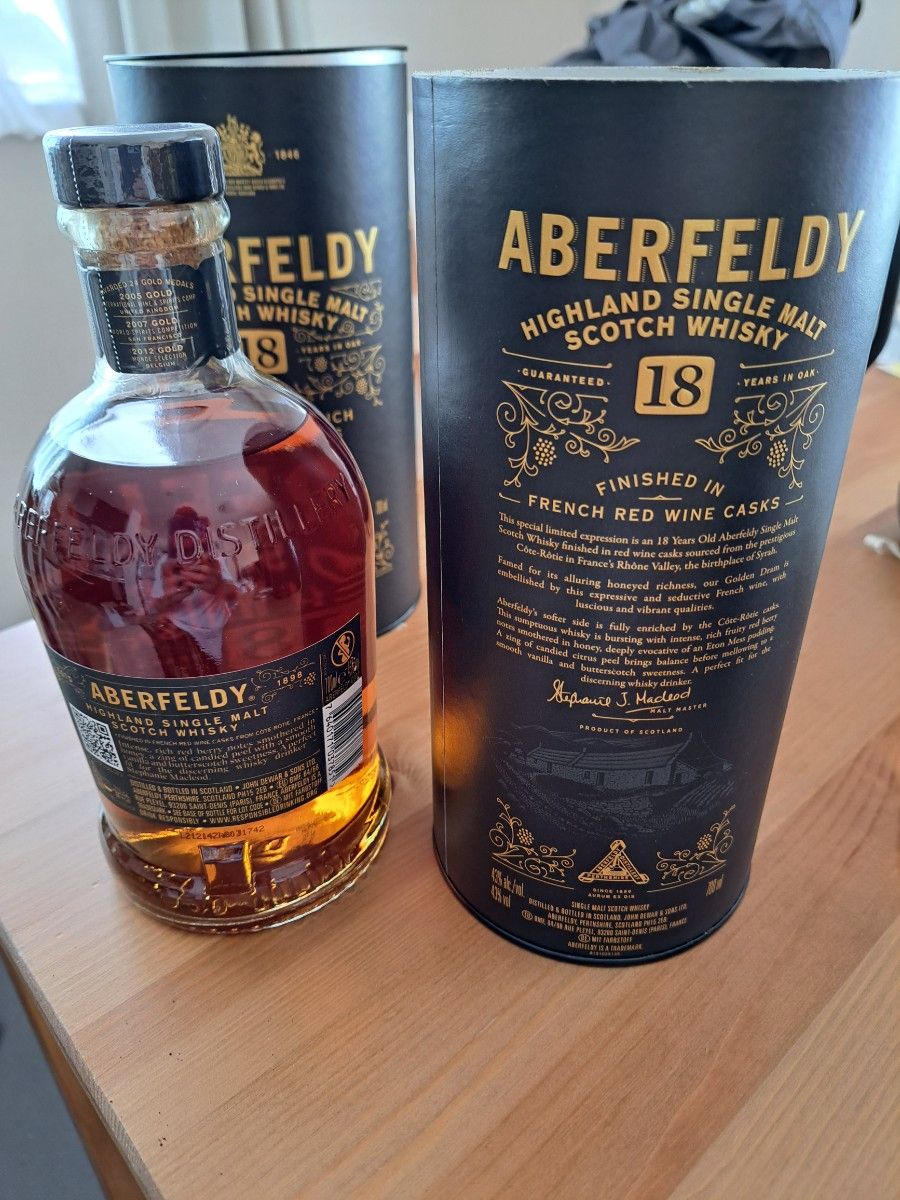 Aberfeldy 18 アバフェルディ18年 コートロティレッドワインカスクフィニッシュ
